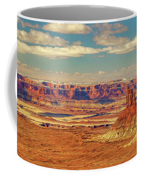 Candlestick Coffee Mug featuring the photograph Candlestick Overlook Panorama by Kenneth Everett