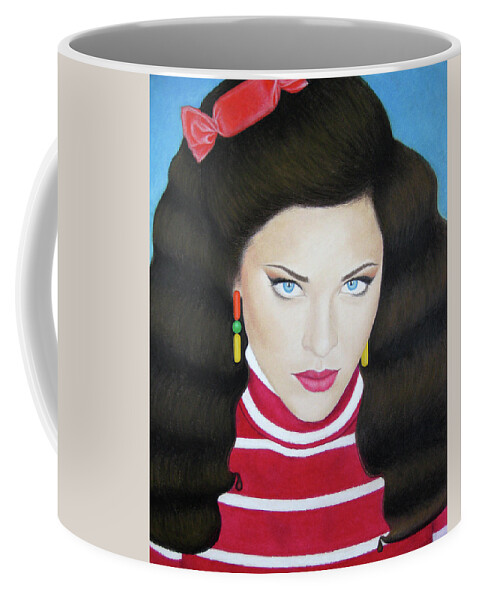 Candy Coffee Mug featuring the painting Candy by Lynet McDonald