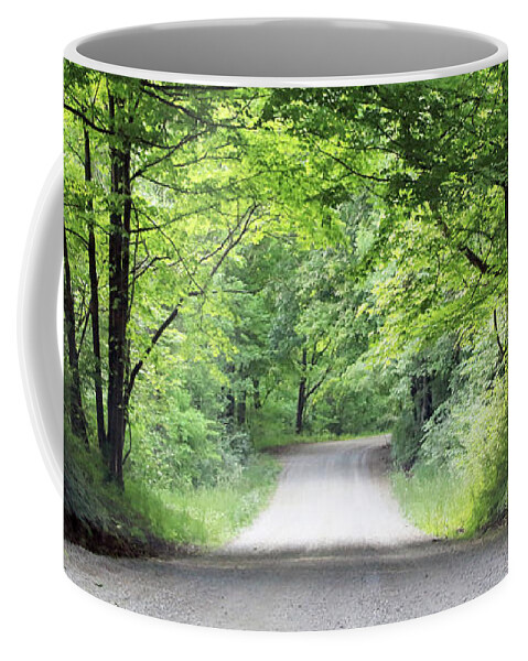 Canopy Of Leaves Coffee Mug featuring the photograph Canopy of Leaves by Angela Murdock