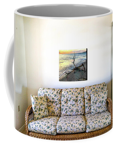 Single Photo Example In Canvas Coffee Mug featuring the photograph Canvas Driftwood by Susan Molnar