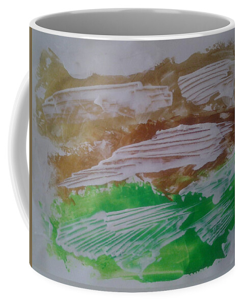  Coffee Mug featuring the painting Caos42 by Giuseppe Monti