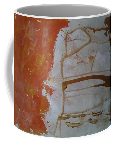  Coffee Mug featuring the painting Caos48 by Giuseppe Monti