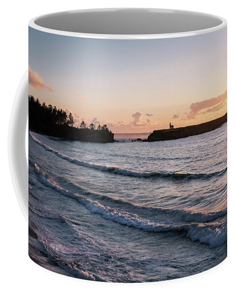 Sunset Coffee Mug featuring the photograph Cape Arago Gold by Steven Clark
