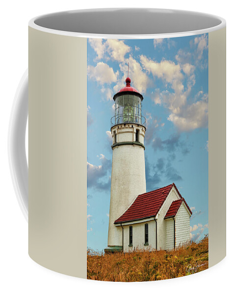 Cape-blanco-lighthouse Coffee Mug featuring the photograph Cape Blanco Lighthouse by Gary Johnson