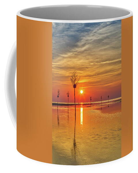 Cape Cod Sunset Coffee Mug featuring the photograph Cape Cod Sunset by Juergen Roth
