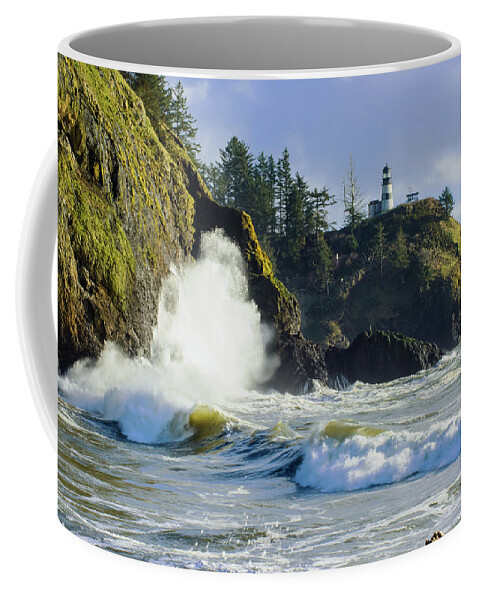 Sea Coffee Mug featuring the photograph Cape Disappointment by Tikvah's Hope