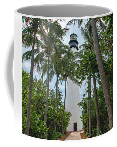 Cape Coffee Mug featuring the photograph Cape Florida Lighthouse on Key Biscayne by Beachtown Views