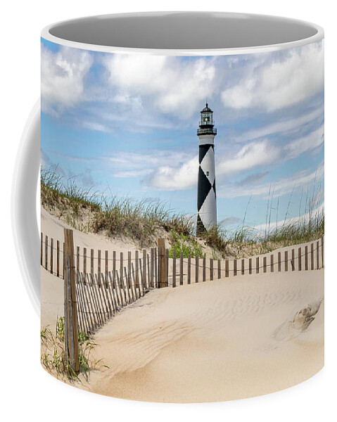  Coffee Mug featuring the photograph Cape Lookout Lighthouse by Jim Miller