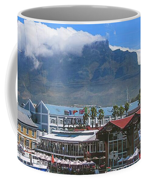 Cape Town Coffee Mug featuring the photograph Cape Town Harbor by Rebecca Herranen
