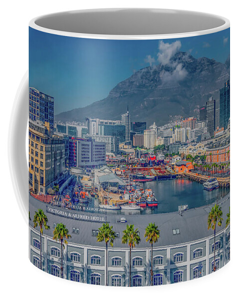Cape Town Coffee Mug featuring the photograph Capetown City View by Marcy Wielfaert