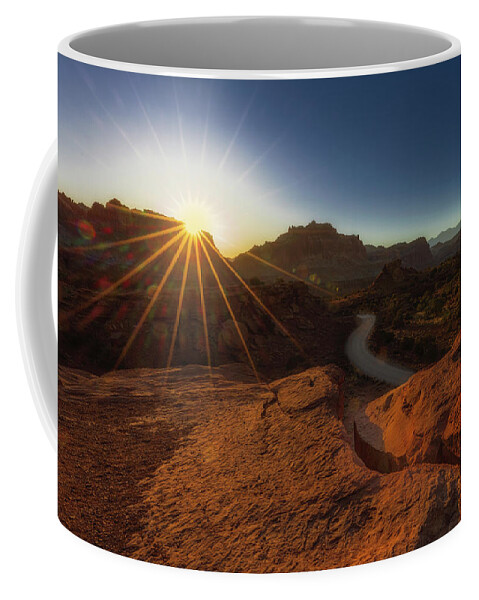 Capitol Reef National Park Coffee Mug featuring the photograph Capitol Reef Sunrise by Susan Candelario
