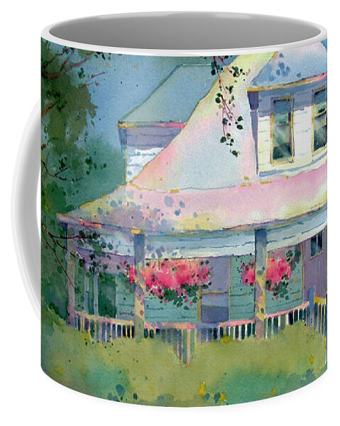 Homestead Coffee Mug featuring the painting Captured in Sunlight by Joyce Hicks