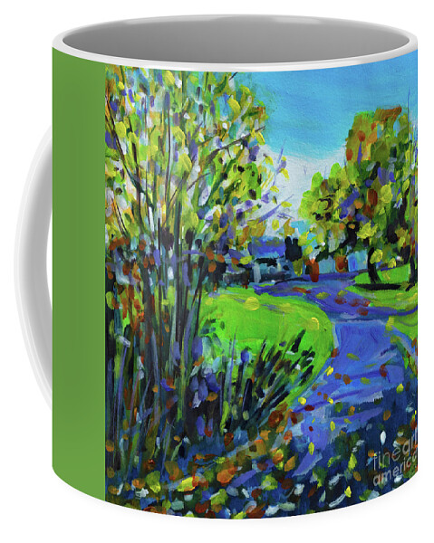 Landscape Painting Coffee Mug featuring the painting Capturing The Spirit Of Change by Tanya Filichkin