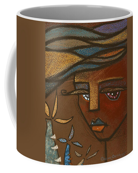 Ennui Coffee Mug featuring the painting Caribbean Ennui by Oscar Ortiz