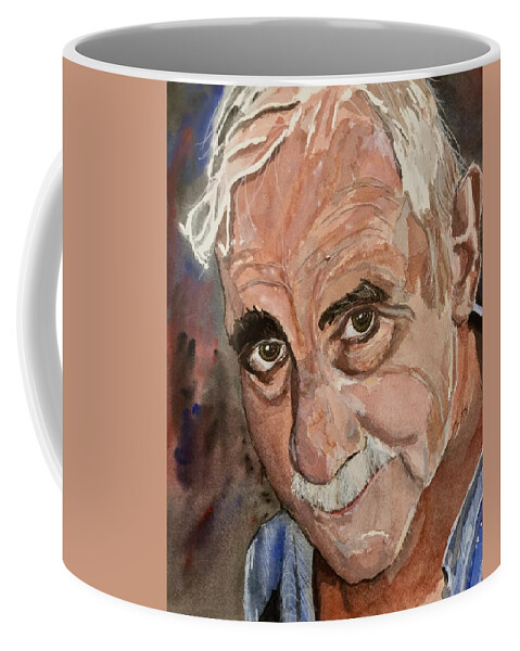 Eyes Coffee Mug featuring the painting Caring Eyes by Bryan Brouwer