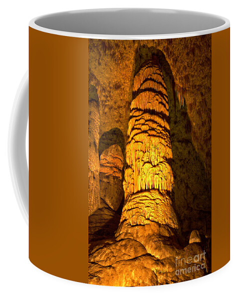 Carlsbad Coffee Mug featuring the photograph Carlsbad Stalactite Tower by Adam Jewell