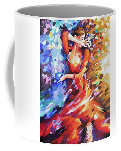 Carmen Coffee Mug featuring the painting Carmen by Rachel Emmett