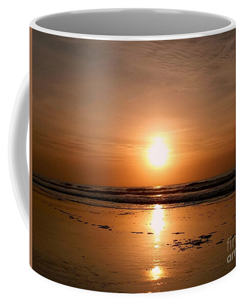 Sunrise Coffee Mug featuring the photograph Carolina Sunrise by Dani McEvoy