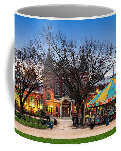 Smithsonian Coffee Mug featuring the photograph Carousel by Tim Reaves