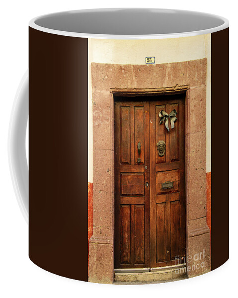 San Miguel De Allende Coffee Mug featuring the photograph Casa Number 25 in San Miguel de Allende by Bob Phillips