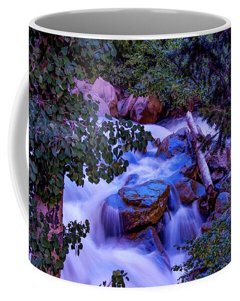Cascade Coffee Mug featuring the photograph Cascade Falls, Buena Vista, Colorado by Tom Potter