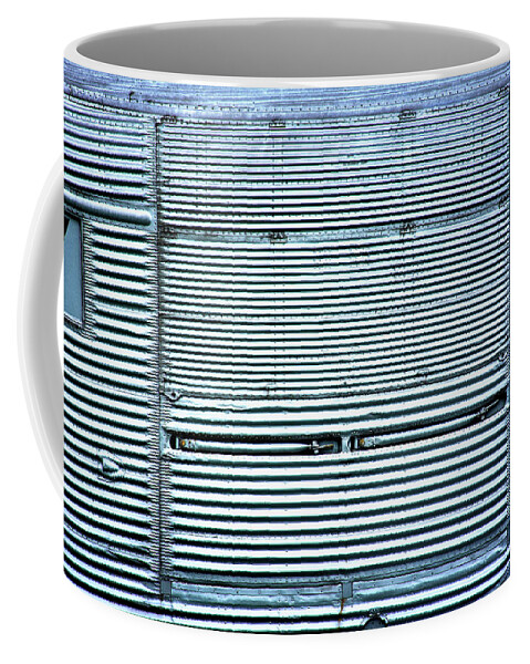 Corrugated Iron Coffee Mug featuring the photograph Case made of corrugated iron by Bernhard Schaffer