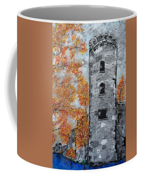 Fall Coffee Mug featuring the painting Castle In The Fall by Brent Knippel