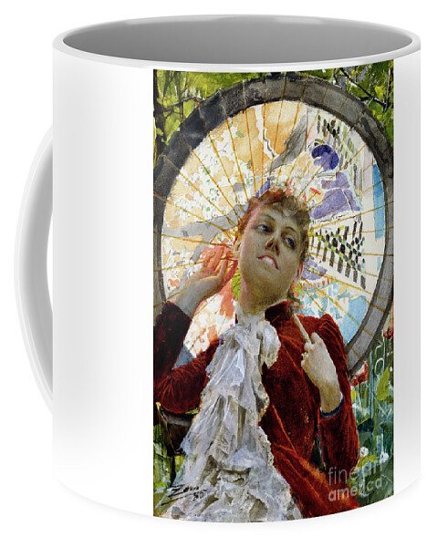 1885 Coffee Mug featuring the painting Castles in the Air, 1885 by Anders Zorn