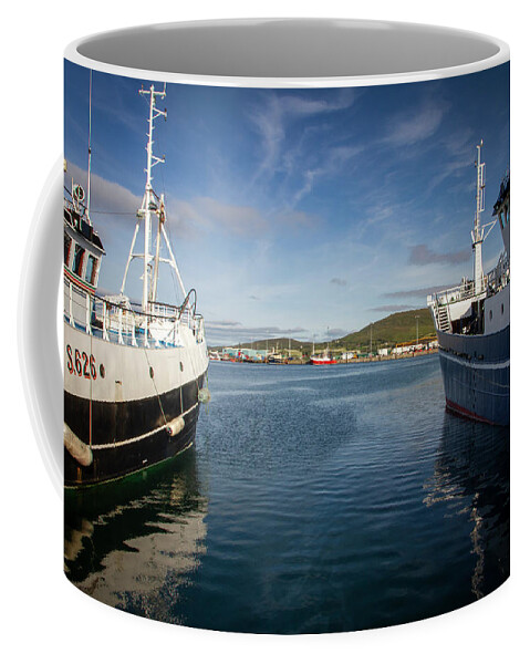 Fishing Boat Coffee Mug featuring the photograph Castletownbere Fleet II by Mark Callanan