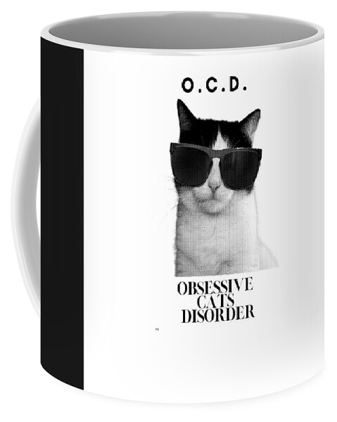 Cat Lover Coffee Mug featuring the digital art Cat Lover Gift Ideas by Caterina Christakos