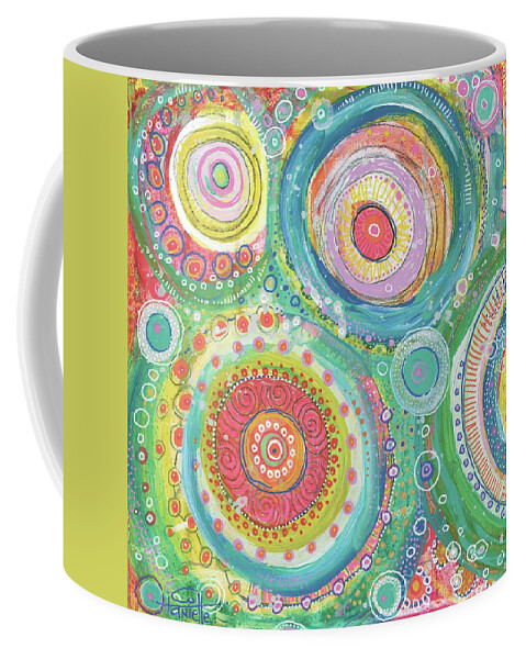 Cattywampus Coffee Mug featuring the painting Cattywampus by Tanielle Childers