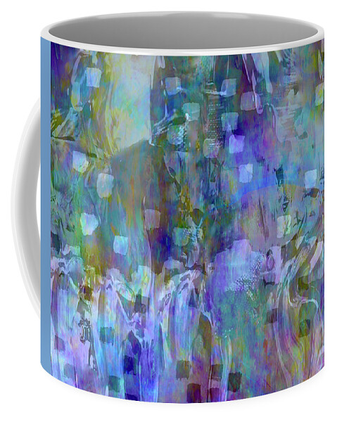 A-fine-art Coffee Mug featuring the painting Caught Up In The Moment 2 by Catalina Walker