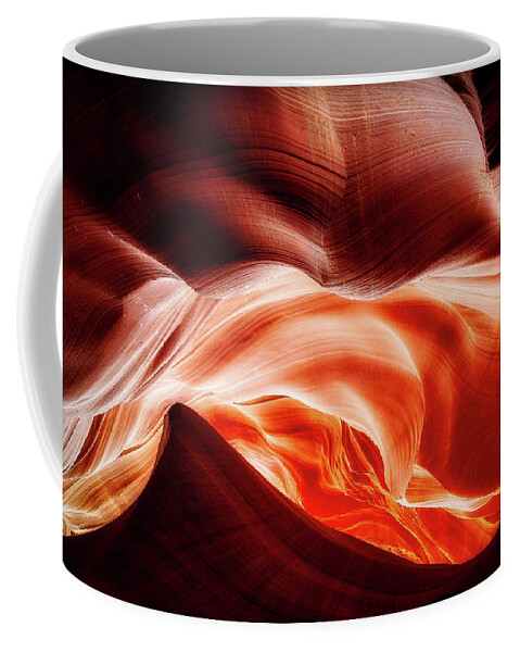 Antelope_canyon Coffee Mug featuring the photograph Cave of Wonders by Bradley Morris
