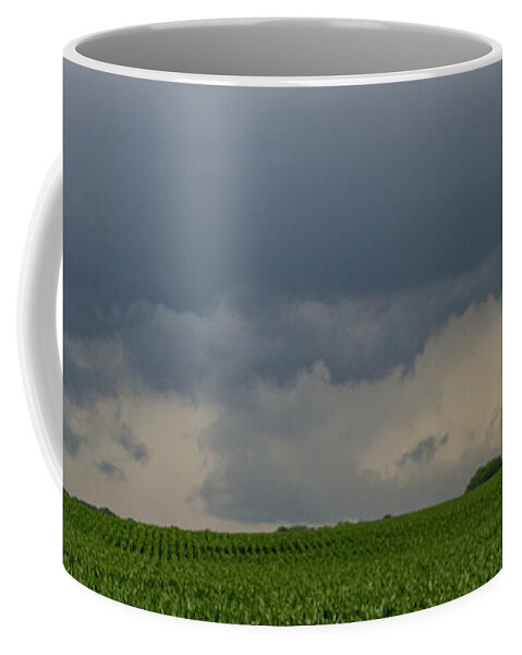 Nebraskasc Coffee Mug featuring the photograph Central Nebraska Supercell 011 by Dale Kaminski