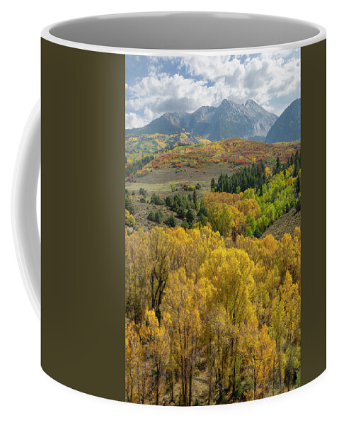 Chair Mountain Coffee Mug featuring the photograph Chair Mountain Vertical by Aaron Spong