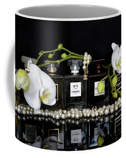 Chanel Perfumes with Orchids 2 Coffee Mug