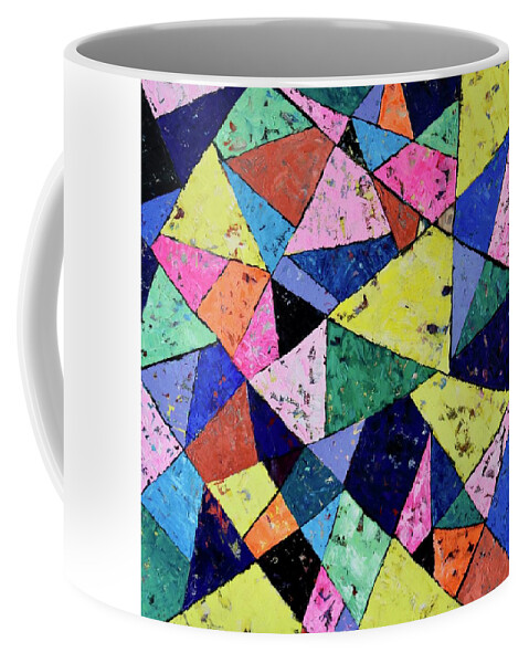 Abstract Coffee Mug featuring the painting Change Your View by Jackie Ryan