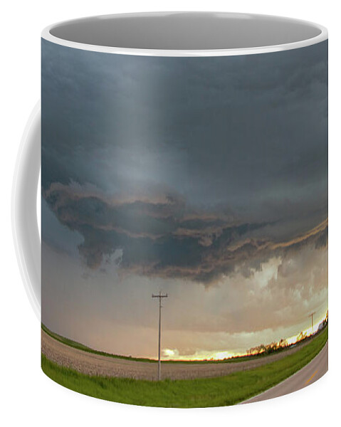 Nebraskasc Coffee Mug featuring the photograph Chasing Nebraska Stormscapes 065 by NebraskaSC