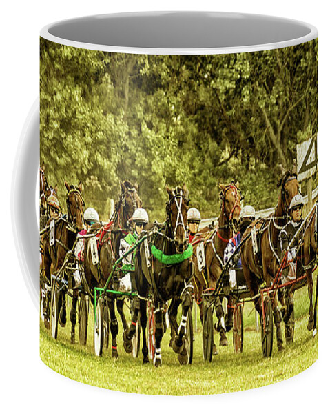 Golden Coffee Mug featuring the photograph Chasing the money trail by Johannes Brienesse