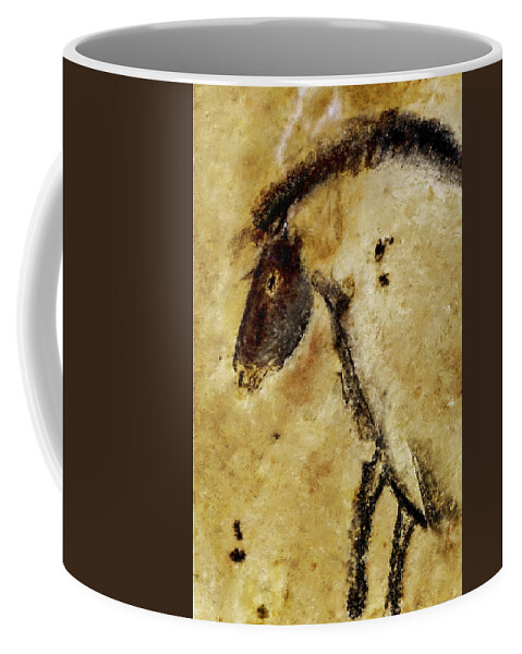 Chauvet Horse Coffee Mug featuring the digital art Chauvet Horse by Weston Westmoreland