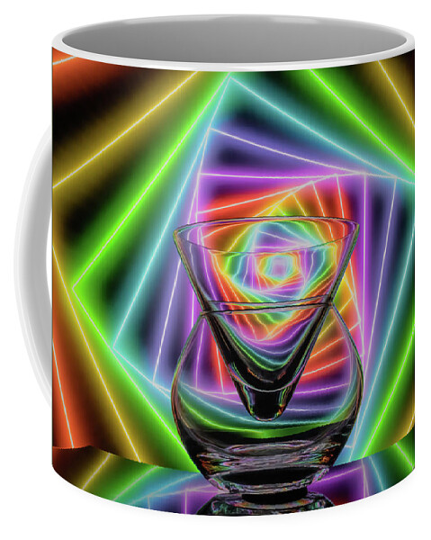 Refracting Glassware Coffee Mug featuring the photograph Cheers to the Season by Sylvia Goldkranz