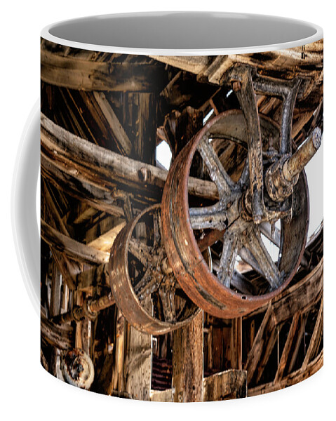 Abandoned Coffee Mug featuring the photograph Chemung Mine Interior View by Lindsay Thomson