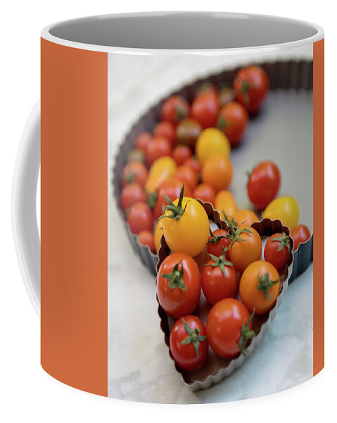 June2020 Coffee Mug featuring the photograph Cherry Tomatoes 2 by Rebecca Cozart