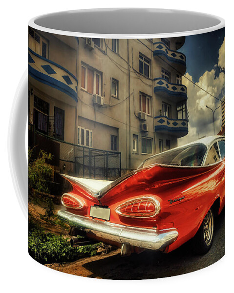 Chevy Coffee Mug featuring the photograph Chevrolet Biscayne by Micah Offman
