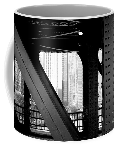 Chicago Coffee Mug featuring the photograph Michigan Avenue Bridge Chicago by Manuela's Camera Obscura