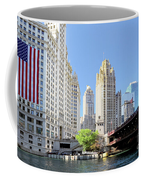 City Coffee Mug featuring the photograph Chicago on the 4th of July by Gunther Allen