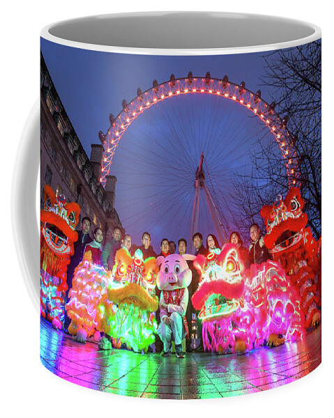 Chinese Coffee Mug featuring the photograph Chinese New Year 2019 by Andrew Lalchan