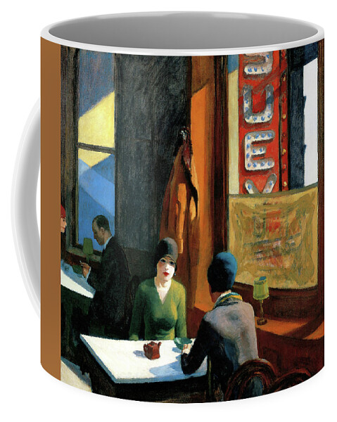 Edward Hopper Coffee Mug featuring the photograph Chop Suey by Edward Hopper