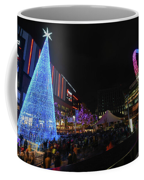 Wembley Coffee Mug featuring the photograph Christmas at Wembley by Andrew Lalchan