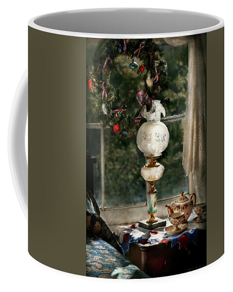 Christmas Coffee Mug featuring the photograph Christmas - Christmas tea by Mike Savad